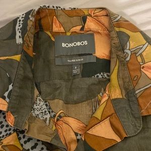Bonobos Men’s Riviera Short-Sleeve Button Up — Tailored Fit — S